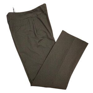 Antonio Melani Women’s Dress Pants Size 12 Pinstripe Charcoal Corpcore Office